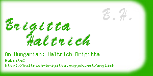 brigitta haltrich business card